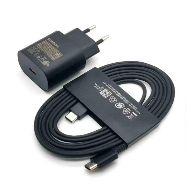 Samsung 25W PD Power Adapter with Type-C to Type-C Cable
