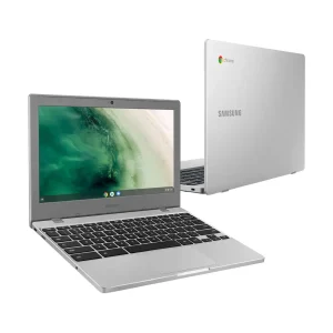 SAMSUNG Galaxy Chromebook 4 11.6” 32GB Laptop Computer w/ 4GB RAM, Gigabit WiFi, HD Intel Celeron Processor, Compact Design, Military Grade Durability, US Version, Silver